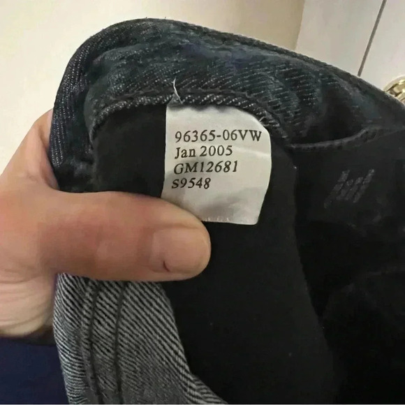 2005 HARLEY DAVIDSON Leather Front Denim Bootcut Jeans Size 8 - Picture 6 of 7